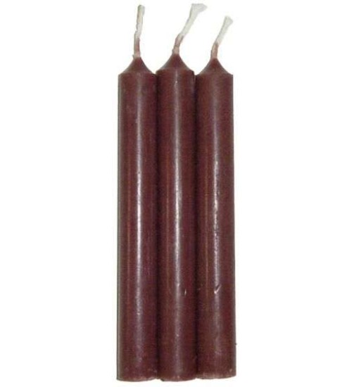 Brown Mini Taper Spell Candles