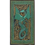 Celtic English Dragon Tapestry - Twin Size Green