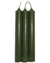 Green Mini Taper Spell Candles