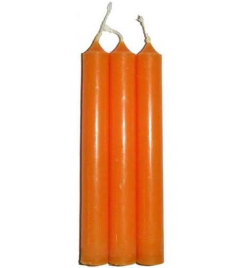 Orange Mini Taper Spell Candles