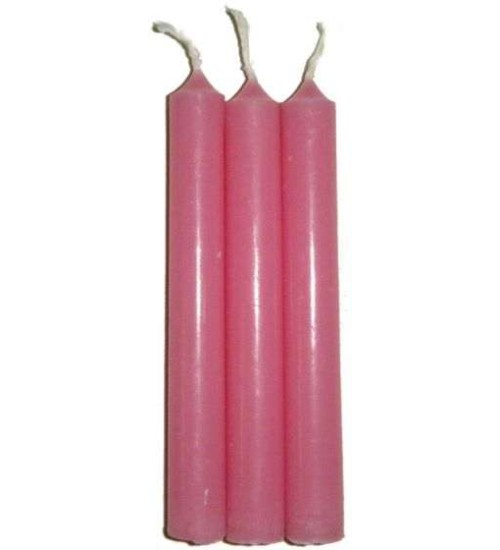 Pink Mini Taper Spell Candles