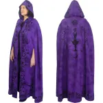 Purple Moon Goddess Hooded Cloak