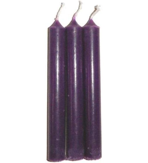 Purple Mini Taper Spell Candles