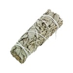 White and Blue 4 Inch Sage Stick for Prosperity