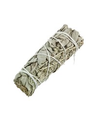White and Blue 4 Inch Sage Stick for Prosperity