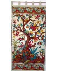 Tree of Life Curtain - Beige