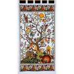 Tree of Life Curtain - White