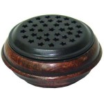 Wood and Metal Incense Censer