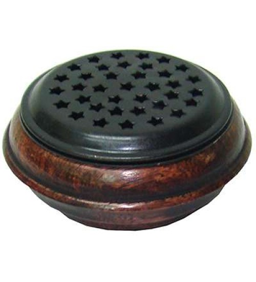 Wood and Metal Incense Censer