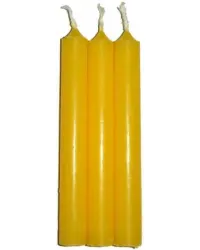 Yellow Mini Taper Spell Candles