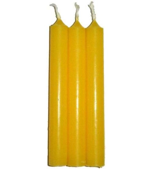 Yellow Mini Taper Spell Candles