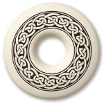 Celtic Knotwork Annulus Porcelain Necklace