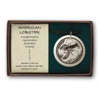 American Lobster Pathfinder Animal Totem Porcelain Necklace