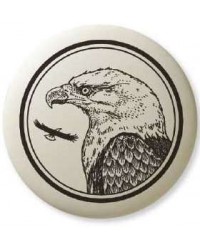 Bald Eagle Pathfinder Animal Totem Porcelain Necklace