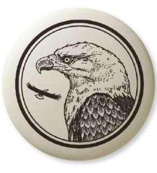 Bald Eagle Pathfinder Animal Totem Porcelain Necklace