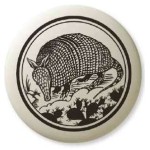 Armadillo Pathfinder Animal Totem Porcelain Necklace