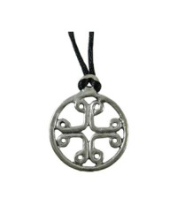 Pilgrims Cross Pewter Necklace