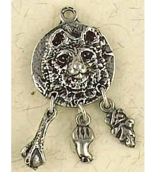 Bear Animal Spirit Pewter Necklace