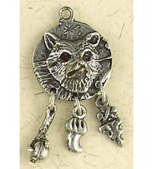 Coyote Animal Spirit Pewter Necklace