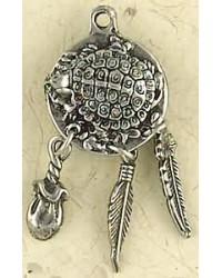 Turtle Animal Spirit Pewter Necklace