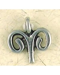 Aries Zodiac Pewter Necklace