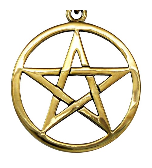 Bronze Pentacle Necklace