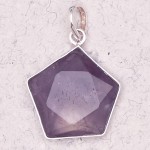 Amethyst 5 Point Prisma Star Pendant