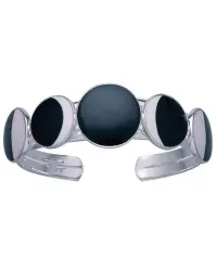Magick Dark of the Moon Phases Cuff Bracelet