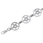 Pentacle Silver Silver Bracelet