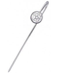 Pentacle Sterling Silver Bookmark