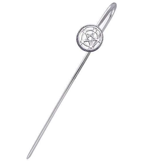 Pentacle Sterling Silver Bookmark