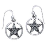 Celtic Knot Pentacle Earrings