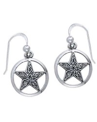 Celtic Knot Pentacle Earrings