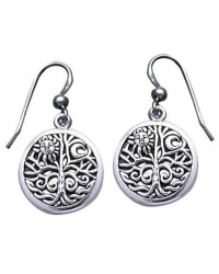 Tree of Life Sterling Silver Earrings