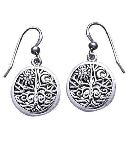 Tree of Life Sterling Silver Earrings