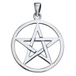 Pentagram Sterling Silver Pendant