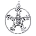 Horned God Pentacle Pentagram Pendant