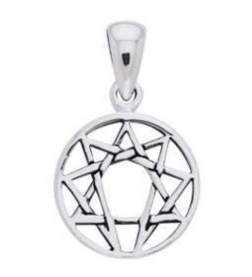 Enneagram Pendant in Sterling Silver