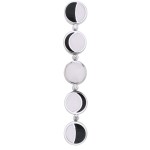 Moon Phase Inlaid Sterling Silver Pendant