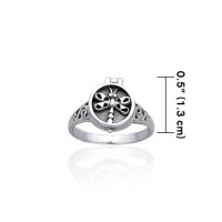 Dragonfly Poison Silver Ring