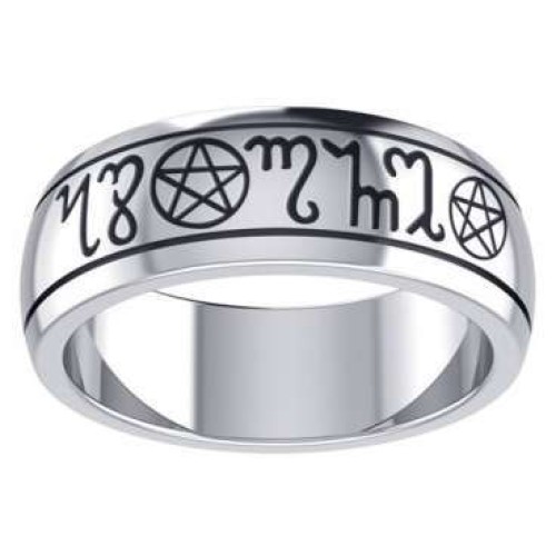 Wiccan wedding bands top