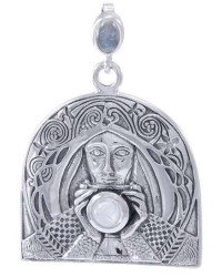 Camelot Holy Grail Moonstone Pendant