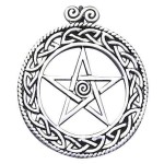 Openwork Pentacle Pendant in Sterling Silver