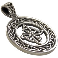 Celtic Quaternary Knot Sterling Silver Pendant