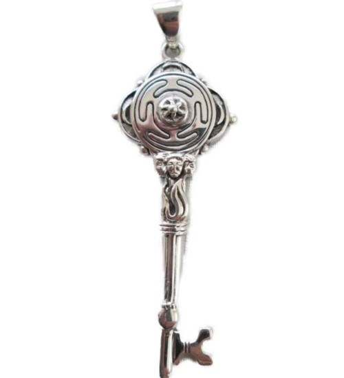 Hecate Key Sterling Silver Pendant