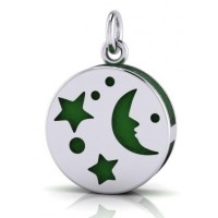 Silver Moon Aromatherapy Pendant