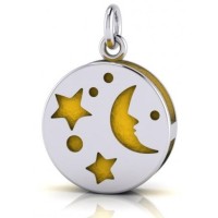 Silver Moon Aromatherapy Pendant