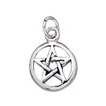 Pentacle Sterling Silver Charm