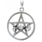 Salem Pentagram Sterling Silver Pendant