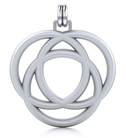 Avalon Triad Silver Unity Pendant